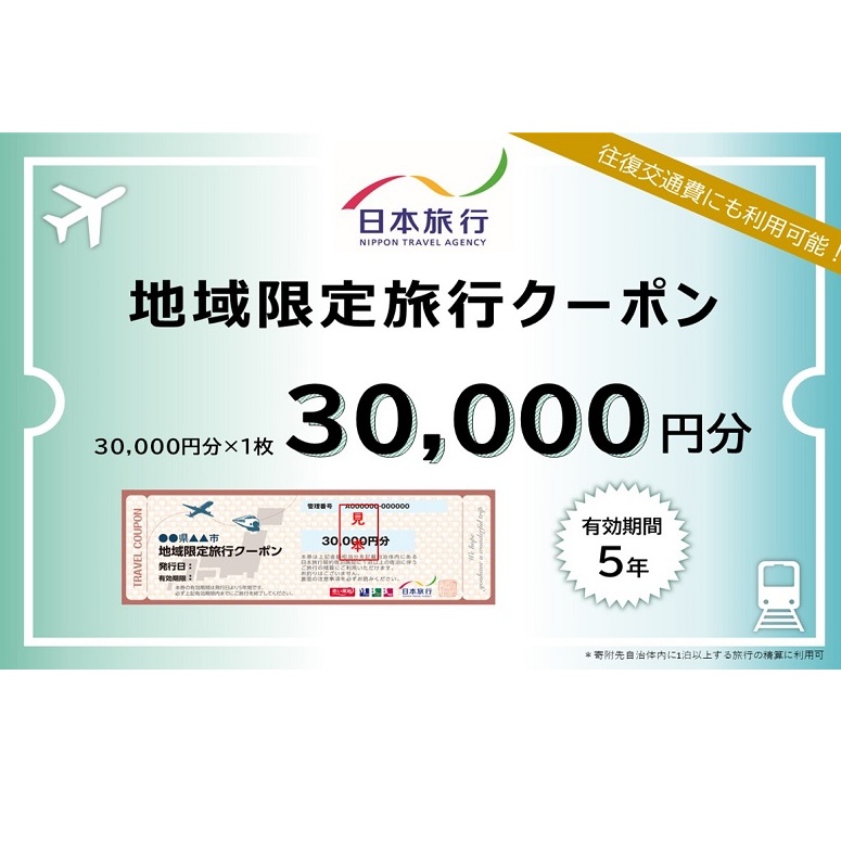 香川県観音寺市　日本旅行　地域限定旅行クーポン30,000円分 チケット 