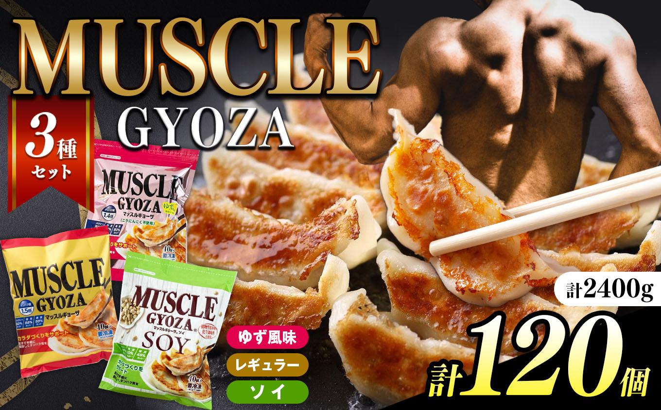 MUSCLE GYOZA ~マッスルギョーザ〜3種セット(40個入り袋×3)