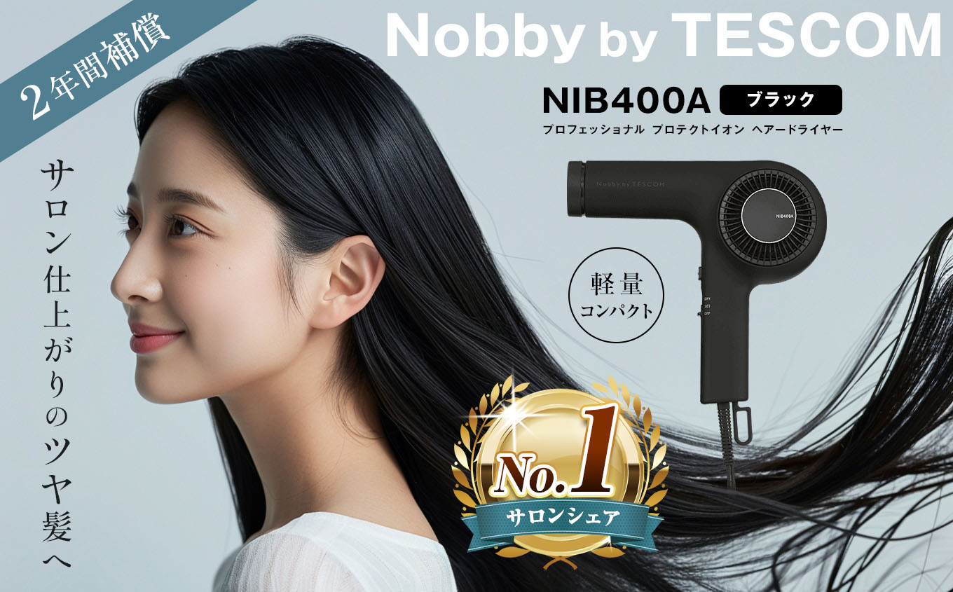 プロフェッショナル プロテクトイオン ヘアードライヤー ブラック (NIB400A-K) | ドライヤー サロン ヘアケア 家電 電化製品 髪 製品 日用品 本体 軽い 風呂 洗面台 適温 適湿 長野県 松本市 ふるさと納税