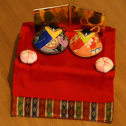 きもの貝雛セット（総桐箱） 人形 雑貨 日用品 