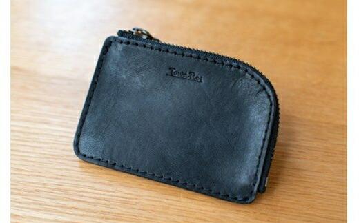 L字ファスナー小銭入れ（ブラック）