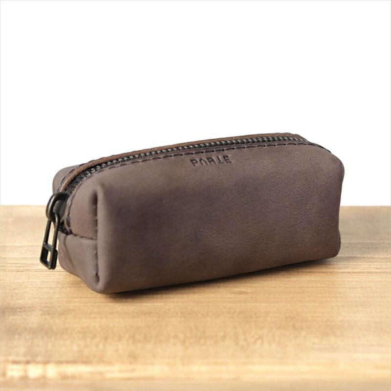 【色/グレー】 tren(トレン) ミニポーチ 本革 レザー【 TowaRe:［トワリ］ 本革 レザー お中元 お歳暮 大阪府 門真市 】