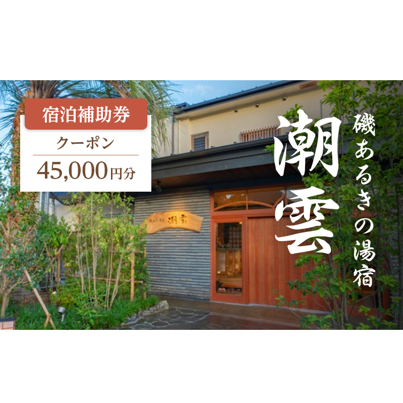 旅行 伊豆 2022年オープン 磯あるきの湯宿 潮雲 45,000円 宿泊 補助券 温泉 宿泊券 旅行券 ホテル 旅館 浴衣 レンタル 高級旅館 高級宿 観光 宿泊クーポン チケット 河津浜 宿 静岡 静岡県 河津