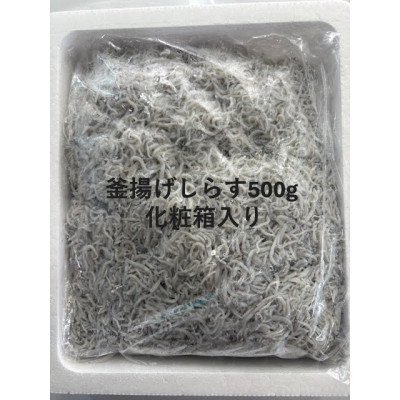 釜揚げしらす 500g 化粧箱入り【配送不可地域：離島】【1677698】