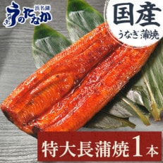 浜名湖・うなぎのたなかの長蒲焼1本!ふっくら柔らか♪国産うなぎ長蒲焼※合計180g程度【配送不可地域：離島】【1417602】