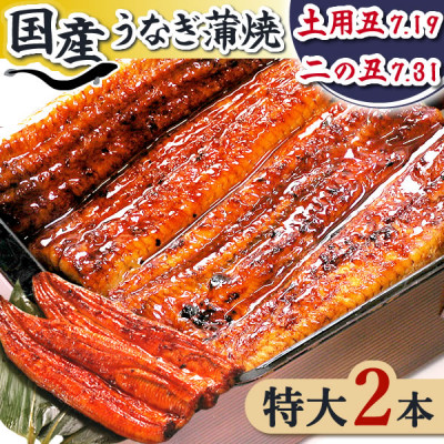 浜名湖・うなぎのたなかの長蒲焼2本セット!ふっくら柔らか♪国産うなぎ長蒲焼※合計360g程度【配送不可地域：離島】【1417614】