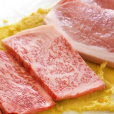 黒毛和牛「遠州夢咲牛極上サーロイン」と遠州麦豚「極楽豚」の特選味噌漬けセット【配送不可地域：離島】【1461193】