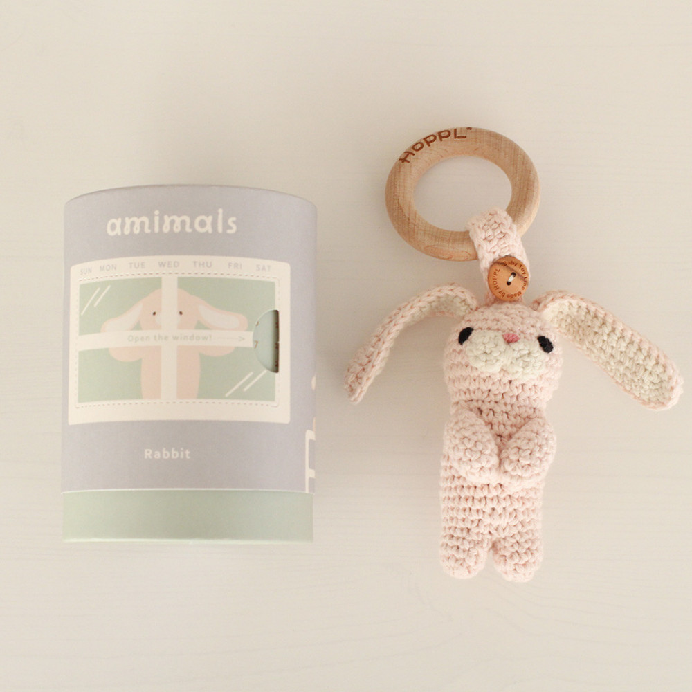 HOPPL(ホップル)amimals(アミマルズ)マスコット Rabbit