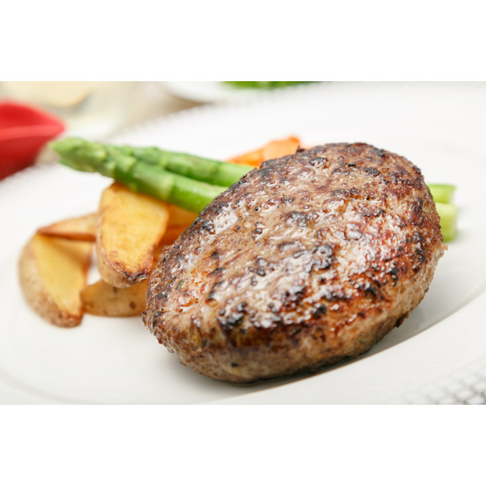 落合務監修 香味野菜と牛肉100%のハンバーグ 130g×5個