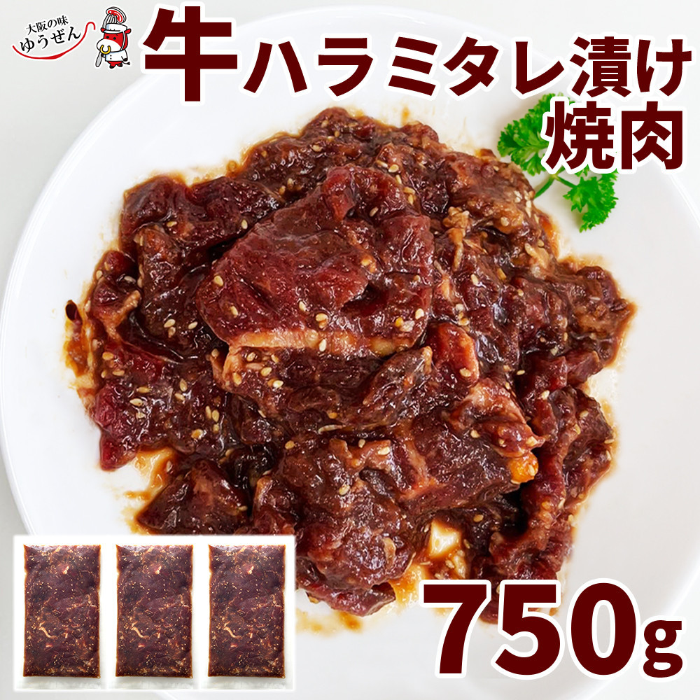 堺の技が光る牛ハラミたれ漬け 750g