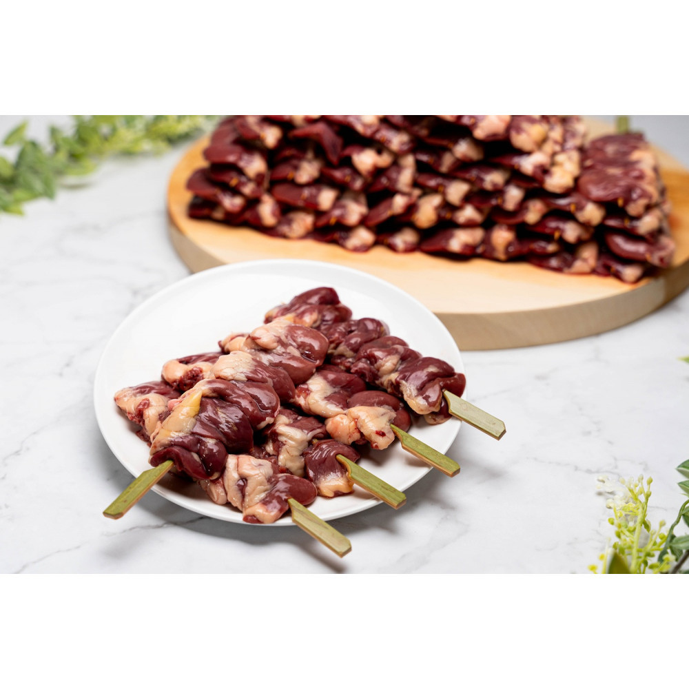 堺発！老舗の焼鳥工場が仕込んだハート串50本　計2ｋｇ