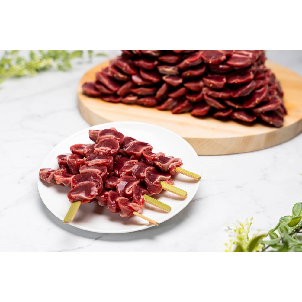 堺発！老舗の焼鳥工場が仕込んだ砂肝串50本　計2ｋｇ