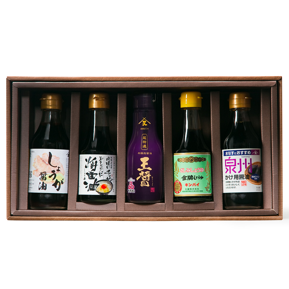 大醤　しょうゆ味くらべセット（5本入）