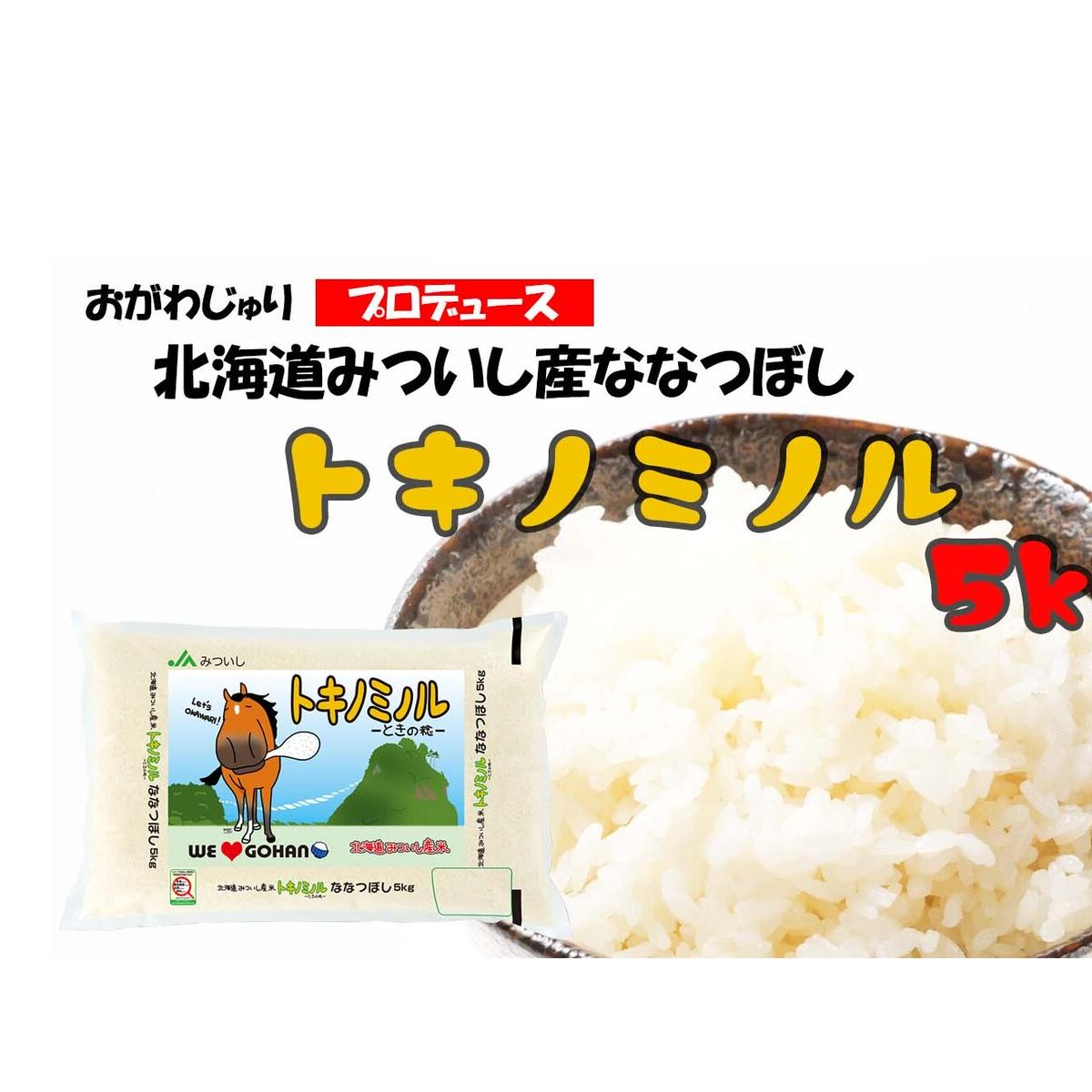 北海道産 新米 ななつぼし トキノミノル 白米 5kg