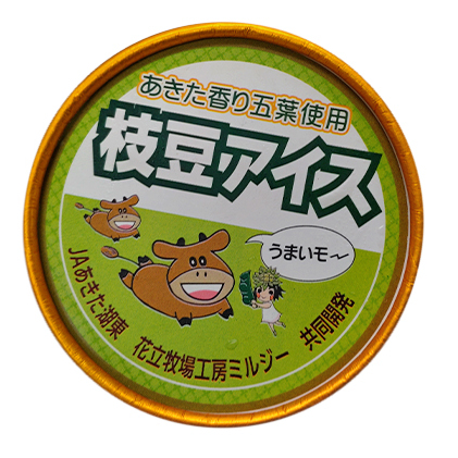 あきた湖東農業協同組合 枝豆アイス 100ml×10個 【五城目産枝豆使用】 野菜 デザート おやつ 涼 夏 スイーツ 乳製品 