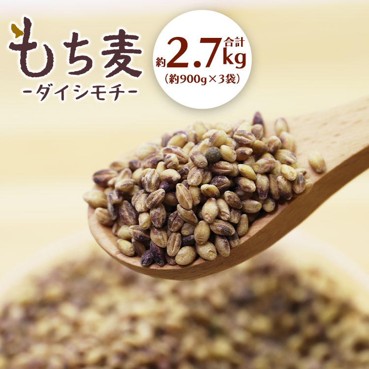 もち麦（ダイシモチ） 合計2.7kg - ライス おこめ おにぎり お