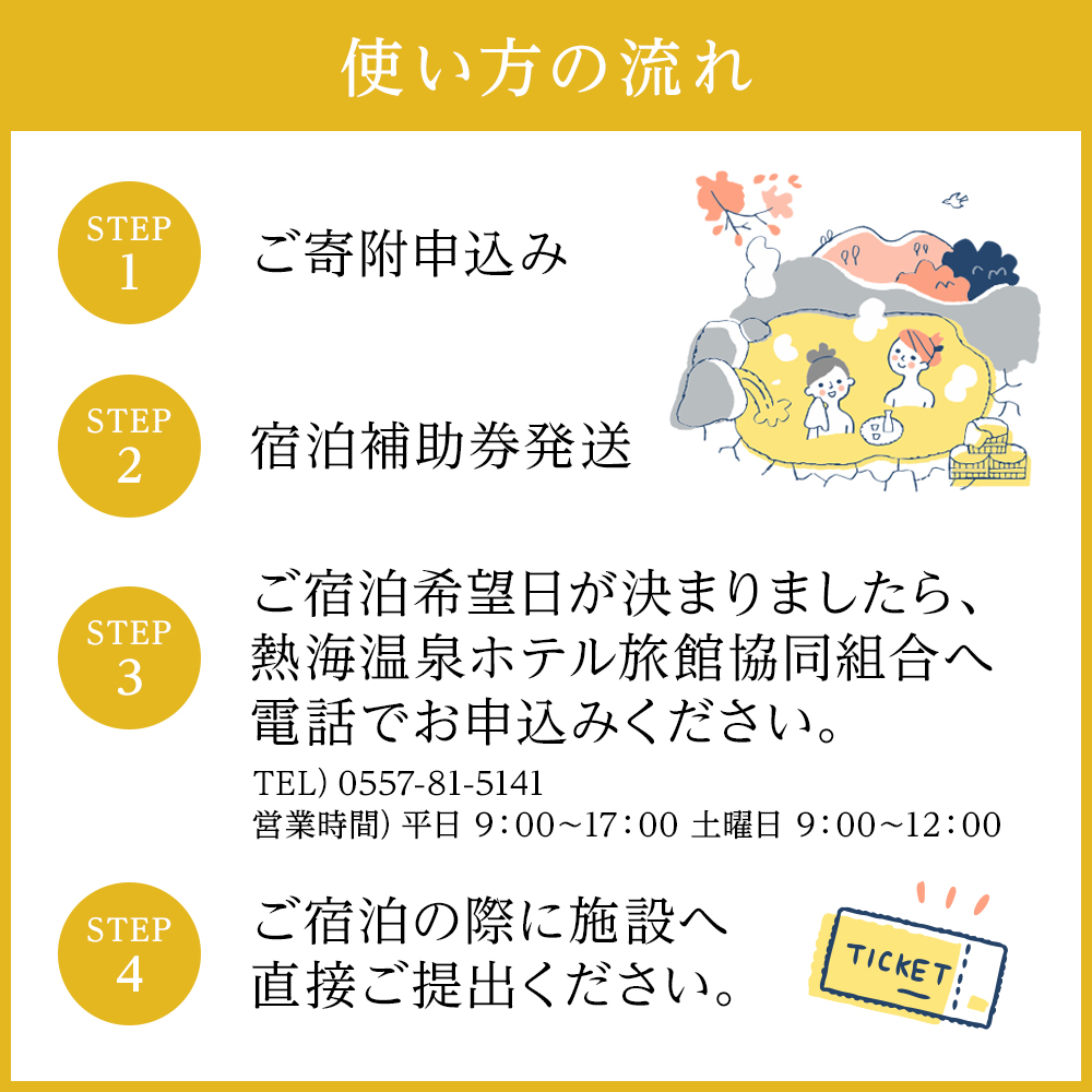 熱海温泉宿泊補助券（20,000円） | 静岡県熱海市 | JRE MALLふるさと納税