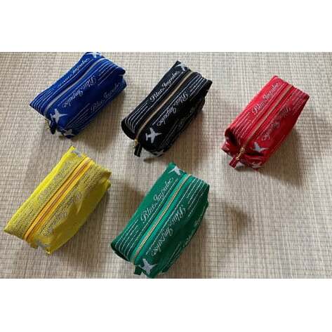 オリジナルブルーインパルス畳縁『キャラメルポーチ』 E