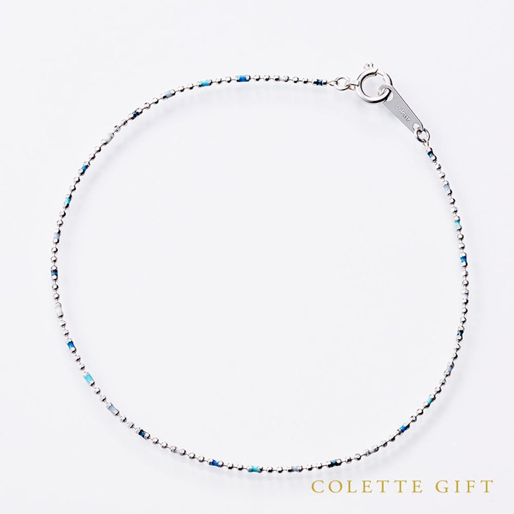 ルミネブルーグラデーションブレスレット【Pt850】