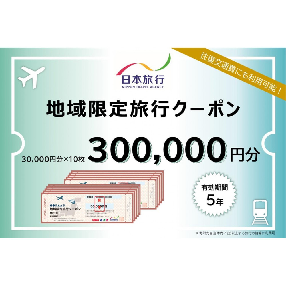 兵庫県神戸市　日本旅行地域限定旅行クーポン300,000円分
