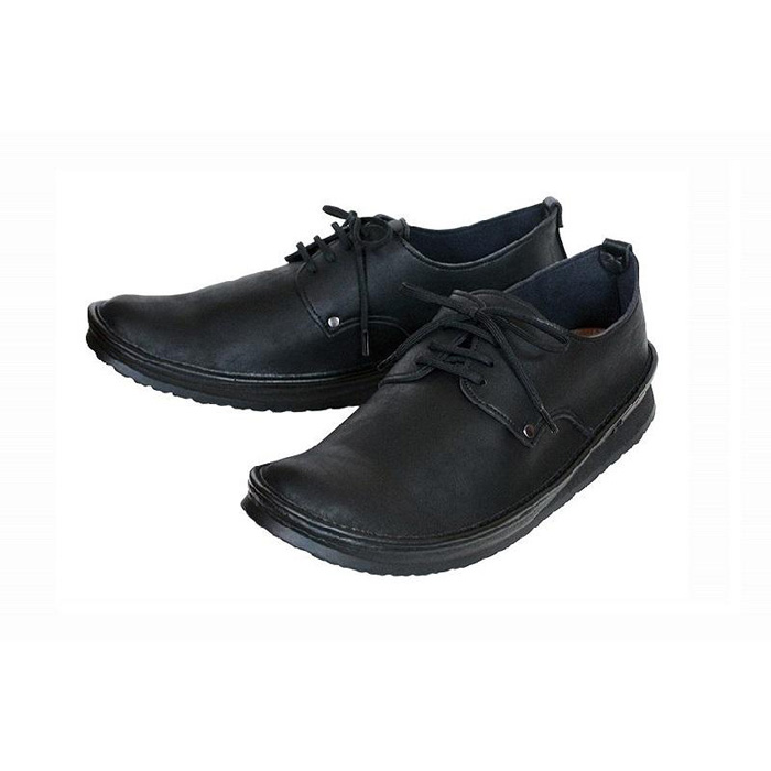 【神戸セレクション認定】元オリンピックマラソン選手愛用！ 職人の手作り やわらかメンズシューズ WWING 紳士靴【ヴィンテージブラック／27.5cm】