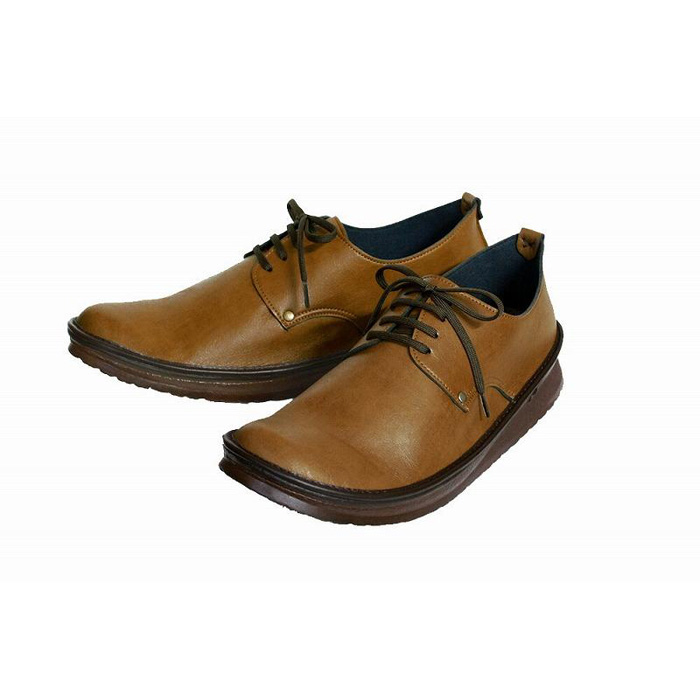 【神戸セレクション認定】元オリンピックマラソン選手愛用！ 職人の手作り やわらかメンズシューズ WWING 紳士靴【ヴィンテージキャメル／27.5cm】