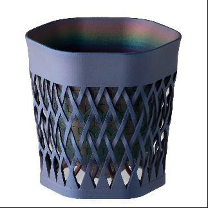 最新鋭金属3D造形システムで超越する匠の技Syuki　六角タイプ（大）（口元が六角形）（シルバー）