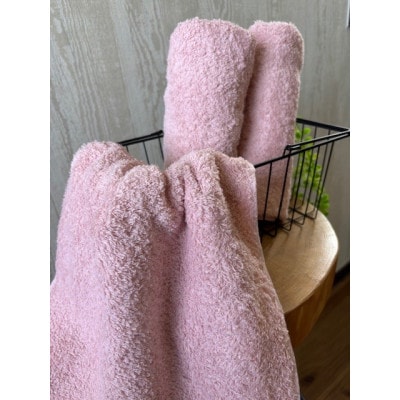 泉州タオル ホテル仕様カラータオル〈ピンク〉同色3枚セット【1673978】