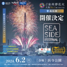 泉州夢花火in高石シーサイドフェスティバル スタジアムシート席【1505400】