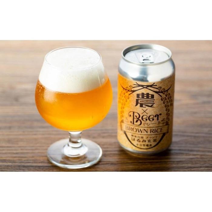 TDM 1874 Brewery クラフトビール　農×Beer（のびーる）はるみ玄米（350ml×3本）【お酒・地ビール・酒】
