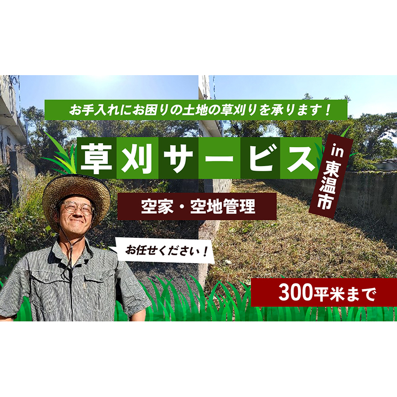 草刈サービス(空家、空地管理)300平米まで