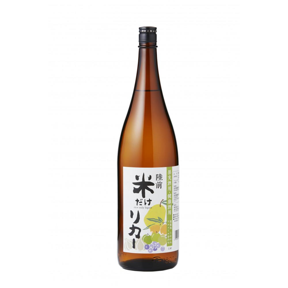 岩手銘醸 米だけリカー 1800ml x 2本 35% 本格米焼酎 発売元 株式会社片山