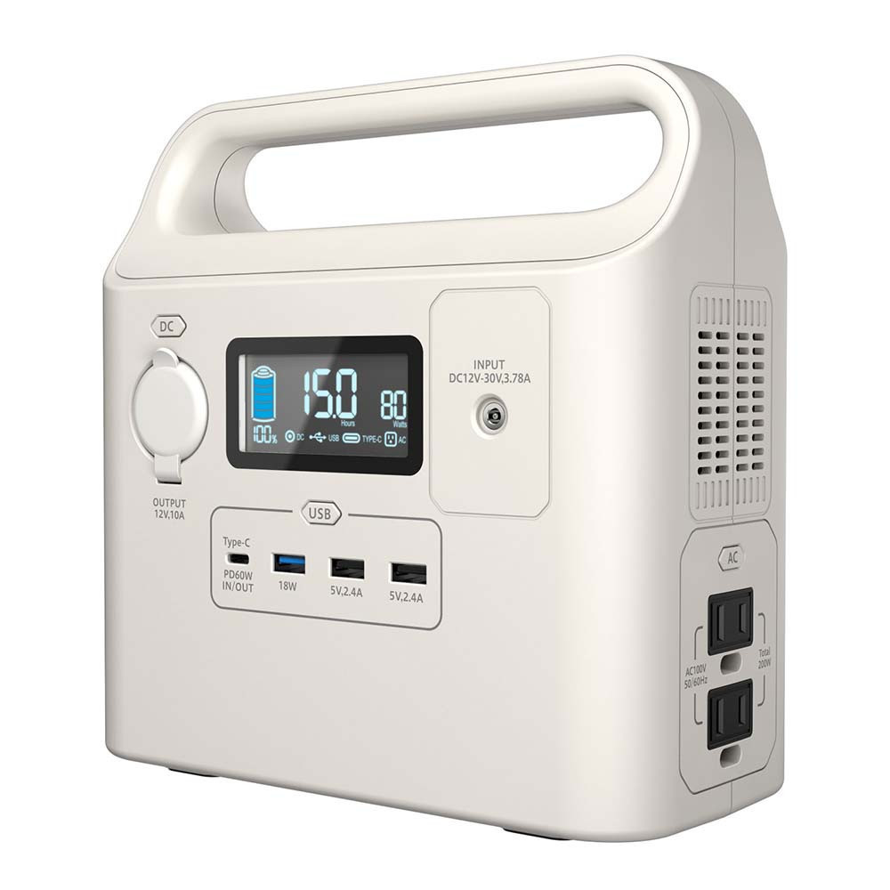 【多摩電子工業株式会社】200Wポータブル電源 227.7Wh／62400mAh（3.65V換算）リチウムイオンバッテリー