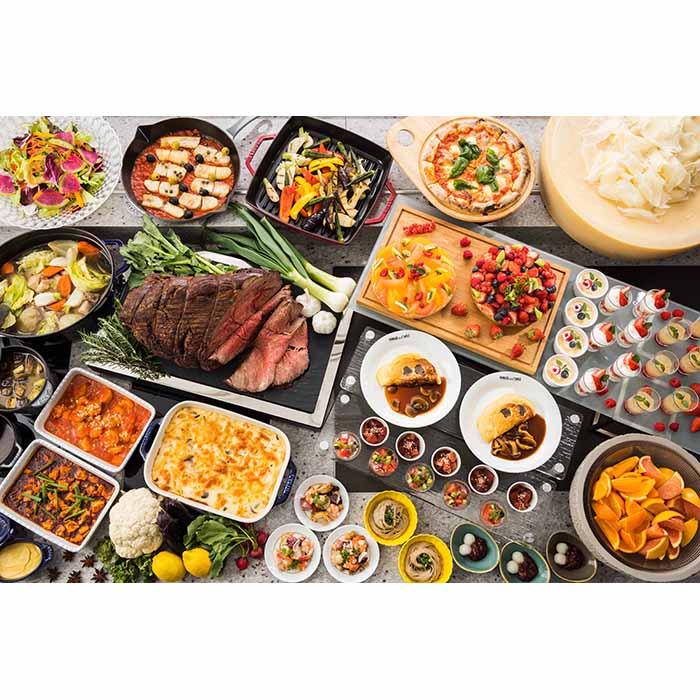 【ホテルメトロポリタン川崎】Terrace and Tableランチブッフェご利用券1組2名様(ワンドリンク付き)