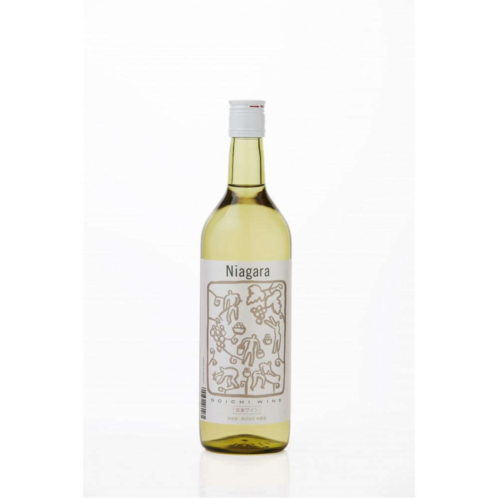 林農園 五一わいん 酸化防止剤無添加 ナイヤガラ 白 やや甘口 720ml 2本 発売元 株式会社片山