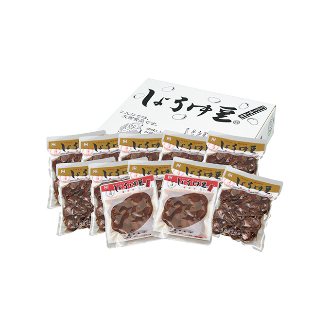 おつまみ 大西 しょうゆ豆 定番 10袋 ピリ辛味 2袋 加工食品 豆類 しょうゆ 豆 郷土料理 ギフト つまみ 肴 ビール