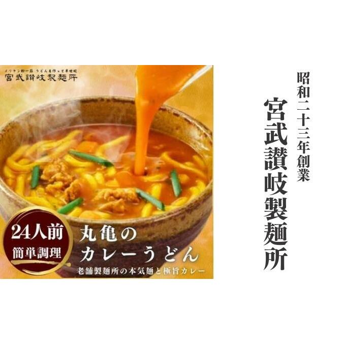 カレーうどん 丸亀からお届け コク旨 カレー うどん 24人前 麺類 乾麺 生麺 半生麺 讃岐 レンジ 本格的 本場 簡単 スパイス 手軽 人気 電子レンジ ご家庭用 家庭用 ギフト 一人暮らし