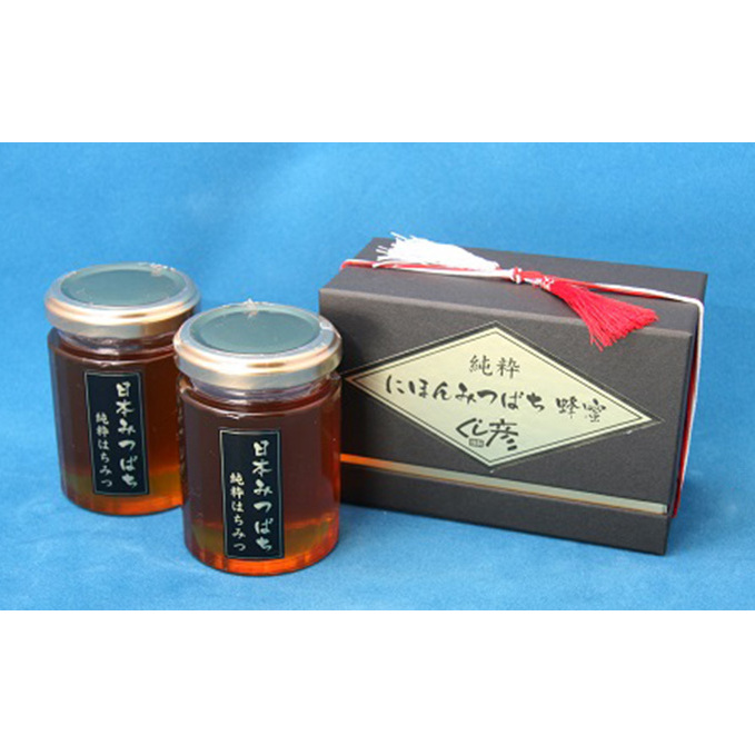日本みつばちの純粋蜂蜜 大2個セット 加工食品 はちみつ ハチミツ 瓶