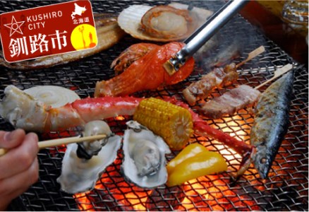 【釧路の炉端】 本格炭火焼レストラン 炉ばた「煉瓦」お食事券（21,000円分） ふるさと納税 食事券 F4F-1110