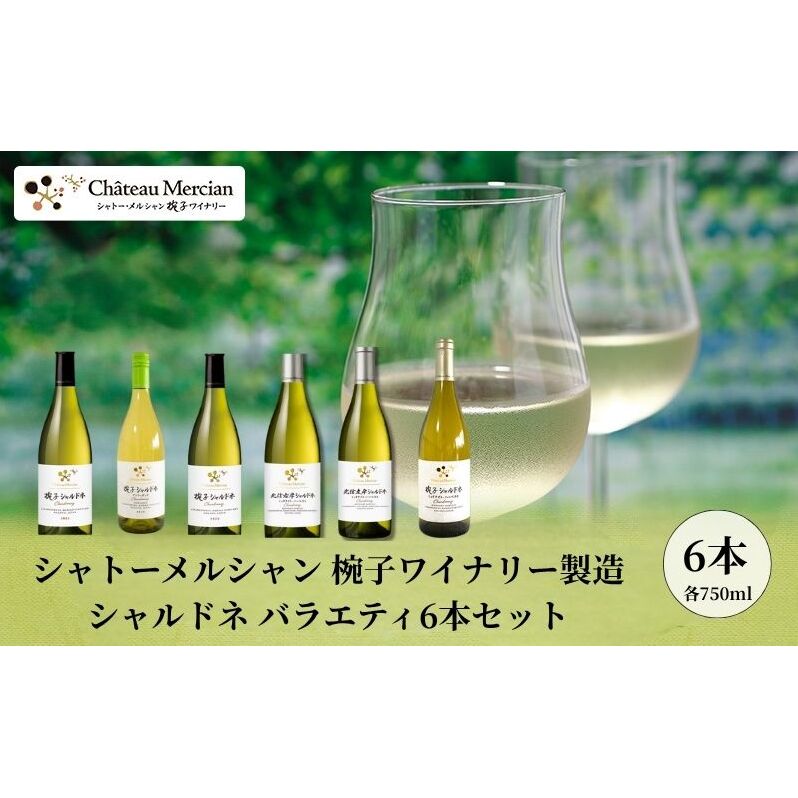 シャトー・メルシャン 椀子ワイナリー製造 シャルドネ バラエティ6本セット ワイン 白ワイン お酒 酒 アルコール 長野 長野県 上田市