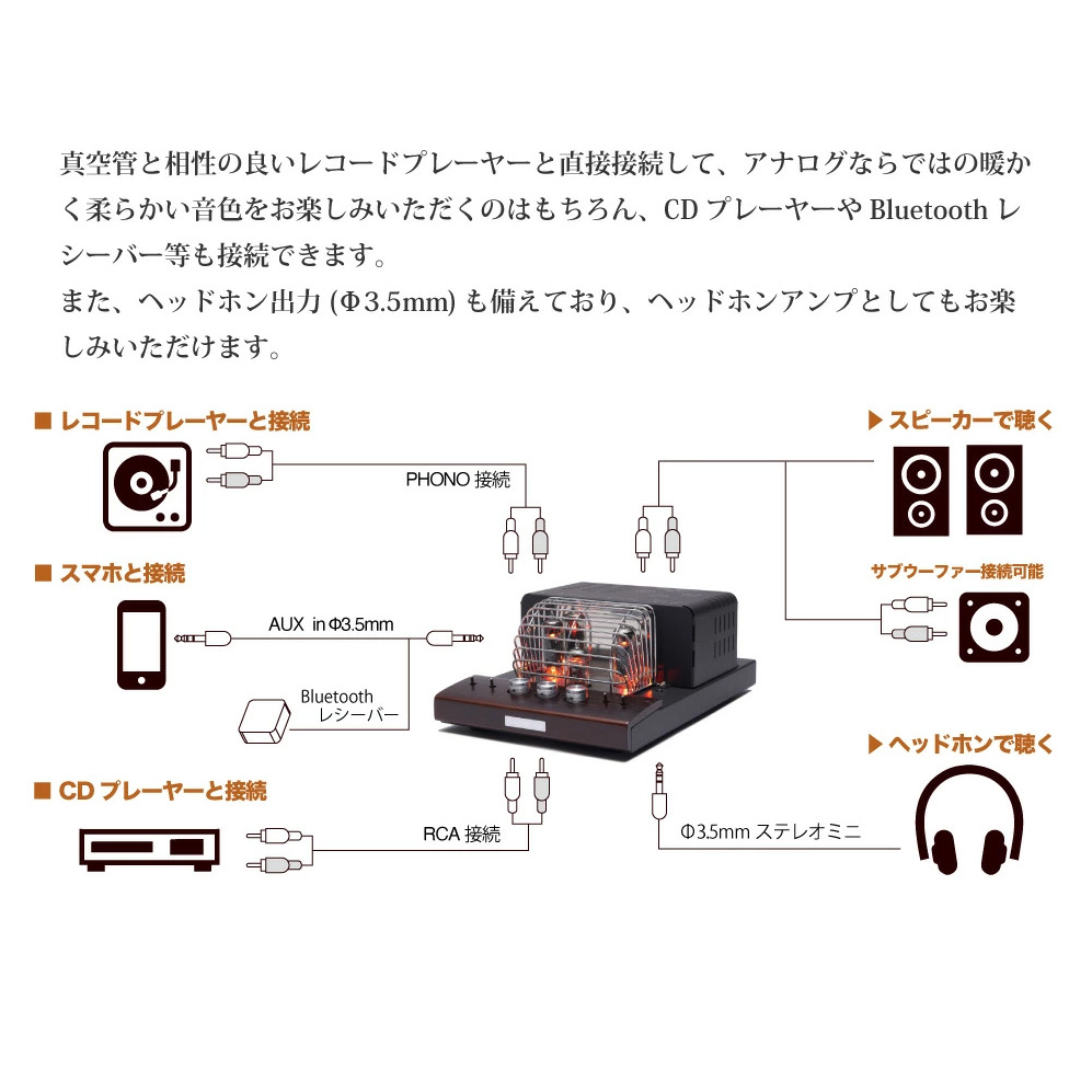 アンプ 真空管プリメインアンプ SOUND WARRIOR SWL-T20 国産 真空管プリメイン 真空管アンプ 音楽 周辺機器 オーディオ周辺機器  オーディオ 音響 音響機器 城下工業 信州 長野 【 上田市 】 | 長野県上田市 | JRE MALLふるさと納税