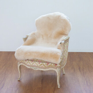 信州上田製ムートン（羊毛皮）一匹物　毛長35mm