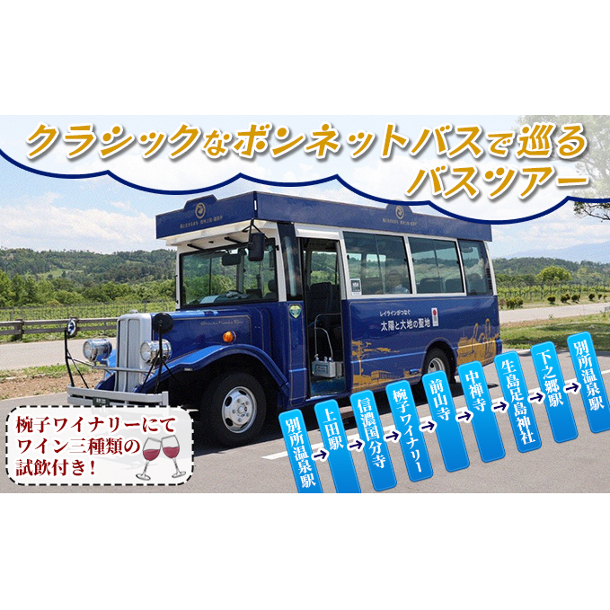 旅行 長野 太陽と大地の聖地を廻るレイライン ツアー ペア チケット バス旅 旅行券 施設利用券 利用券 トラベル 体験 観光 ワイン 長野県