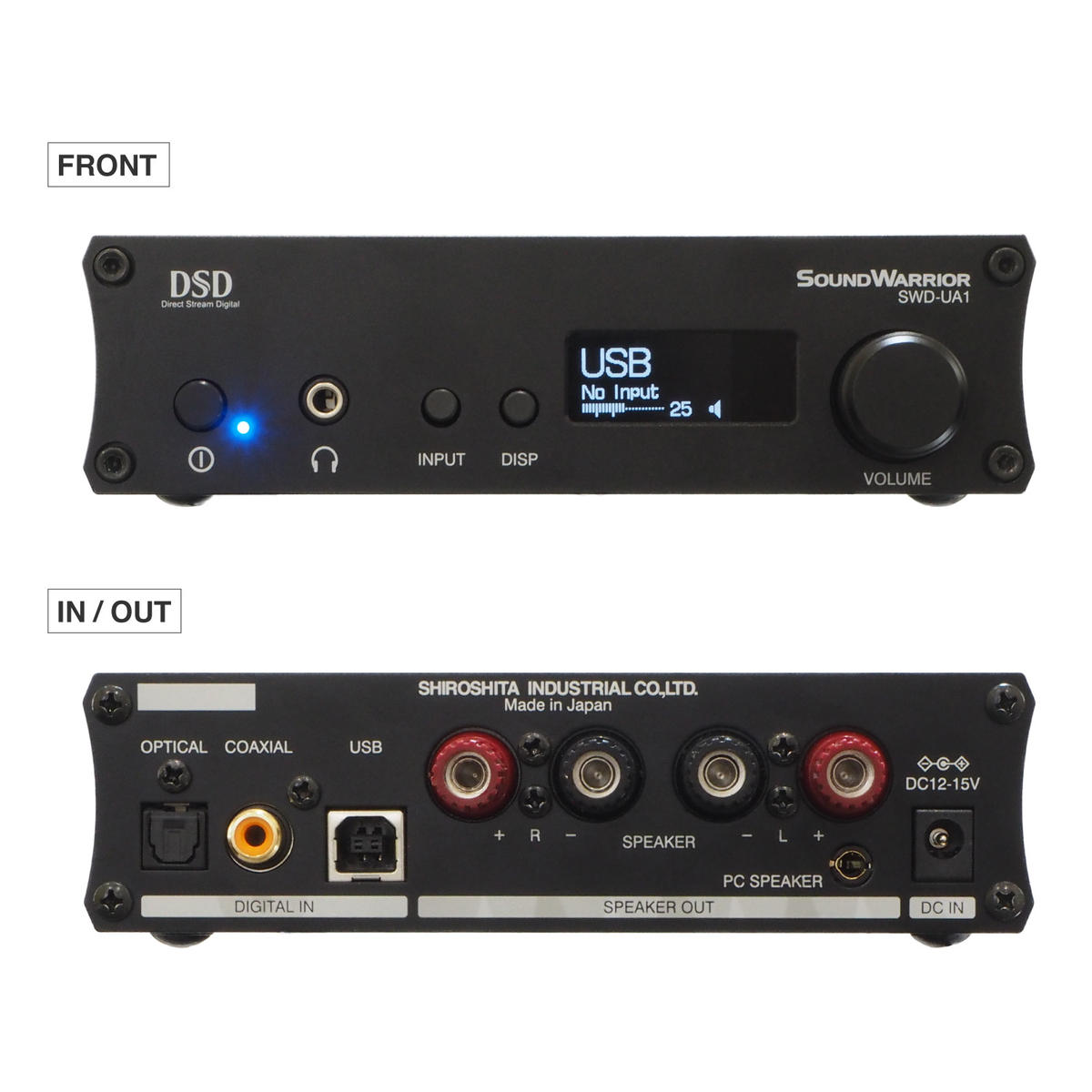 【公式欠品中】DAC The Fantastical Forest デジタルアンプ SOUND WARRIOR USB DAC内蔵 プリメインアンプ
