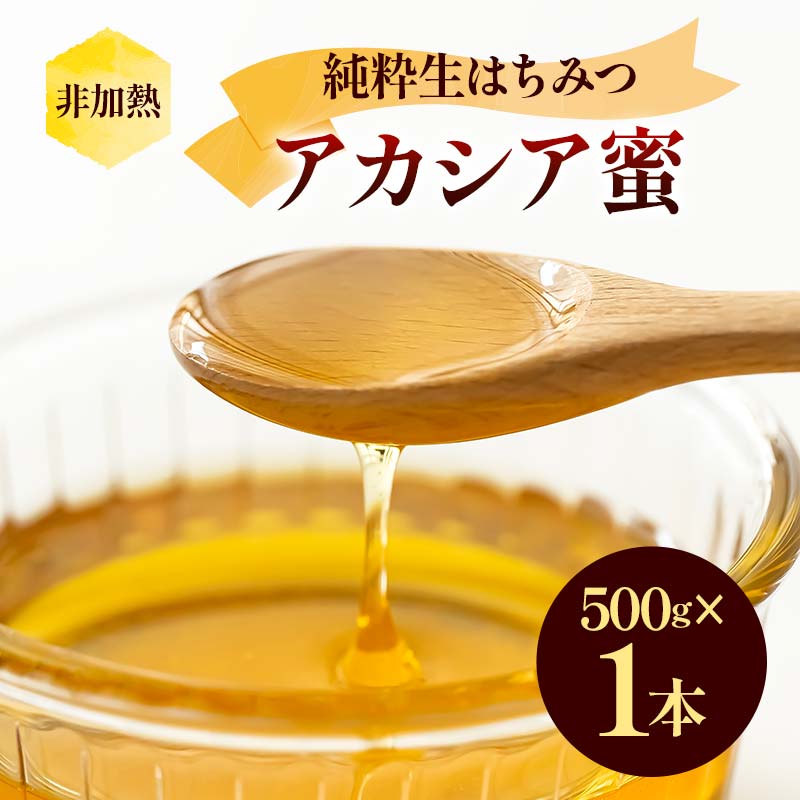非加熱 純粋生はちみつ アカシア蜜 500g ハチミツ 蜂蜜 健康食品 ダイエット ビタミン F21C-149
