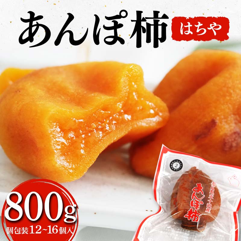厳選 個包装 あんぽ柿(はちや)800g F20C-823