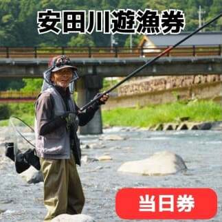 安田川 遊漁券(当日券) 高知県 馬路村 釣り 鮎