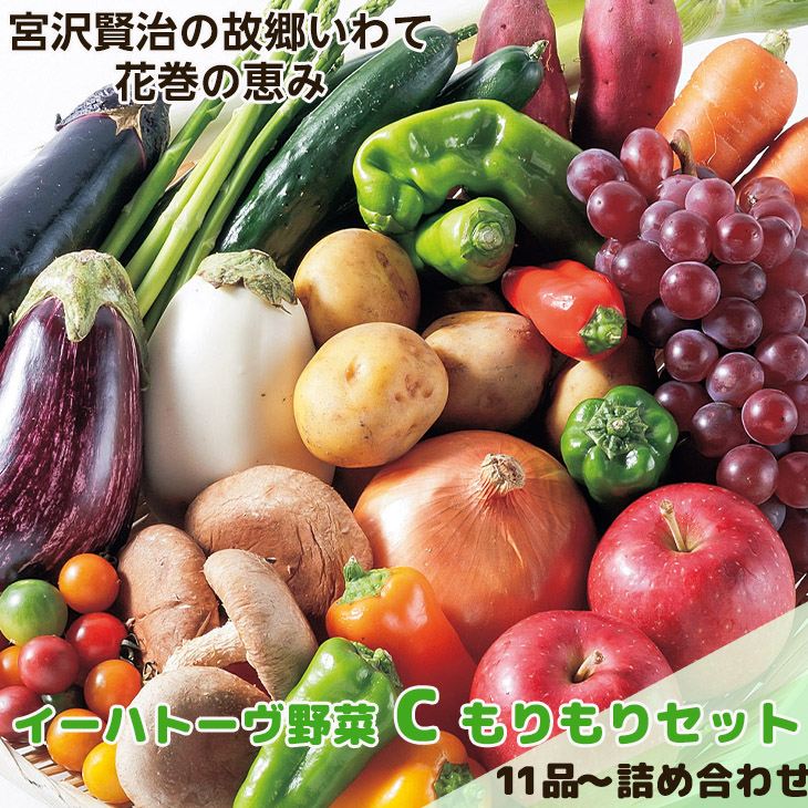 イーハトーヴ野菜C もりもりセット 11品~ 詰め合わせ 【1207】