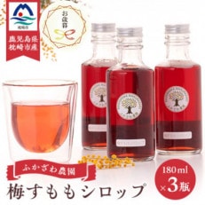 【のし付き・お歳暮】ふかざわ農園の梅すももシロップ　A3-28S【配送不可地域：離島】【1551661】