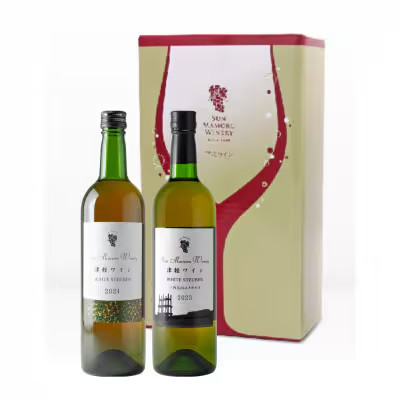 【青森のワイナリー サンマモルワイナリー】津軽ワイン 白2本セット【1509046】